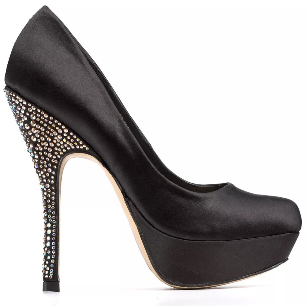 Steve Madden "Partyy" rhinestone heels size 8.5